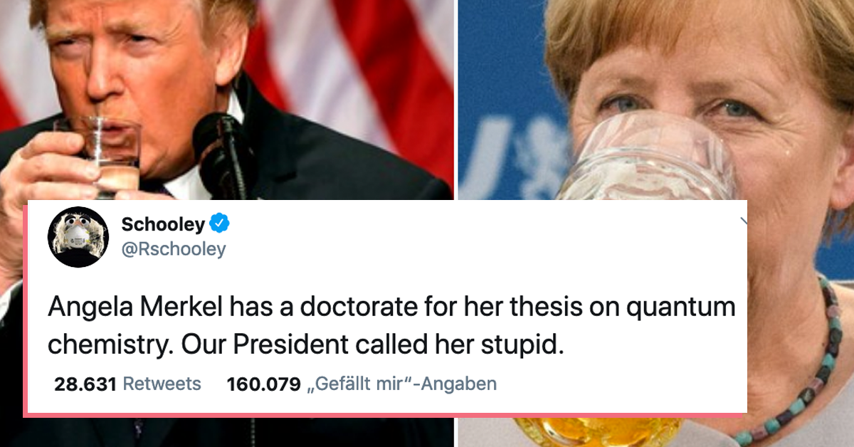 Angela merkel twitter trump