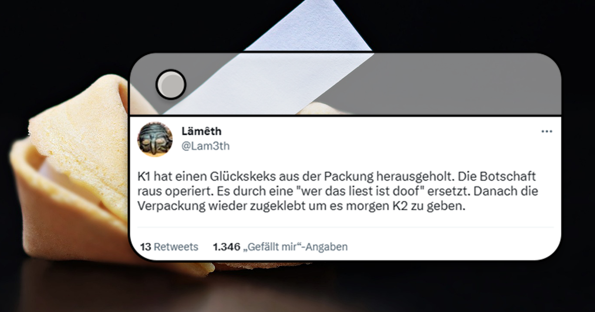 Diese Glückskekse lassen euch ziemlich ratlos zurück