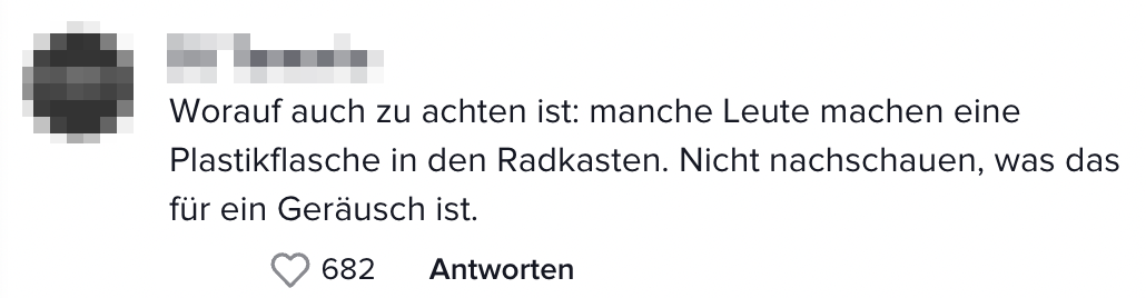 kommentar zum Video "Was tun, wenn man etwas auf der Motorhaube findet"