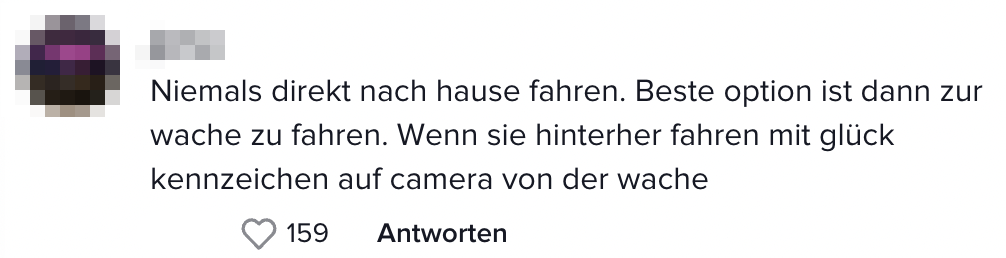 kommentar zum Video "Was tun, wenn man etwas auf der Motorhaube findet"