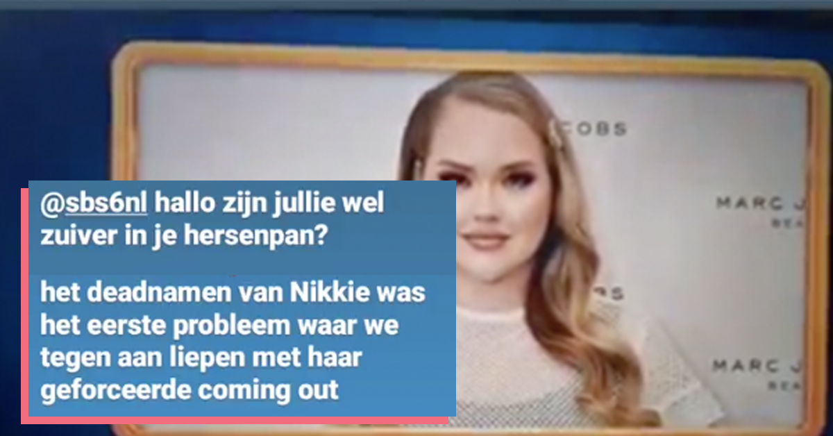 Verontwaardiging Om Quizvraag Bij Sbs6 Over Dode Naam Nikkie Tutorials