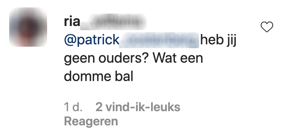 Ouders in de comments