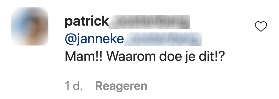 Ouders in de comments