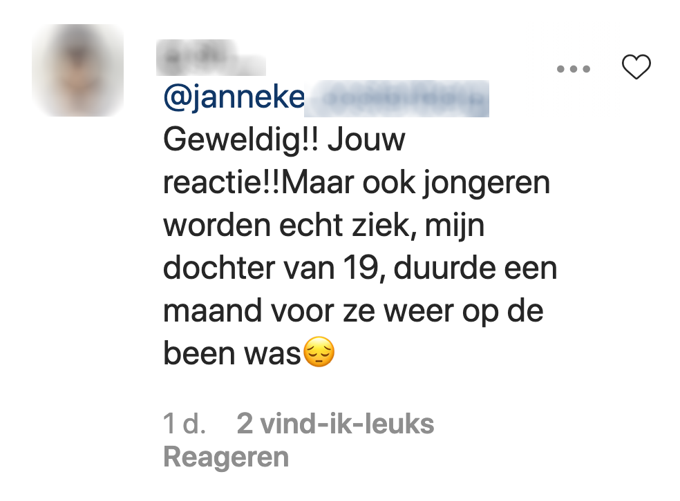 Ouders in de comments