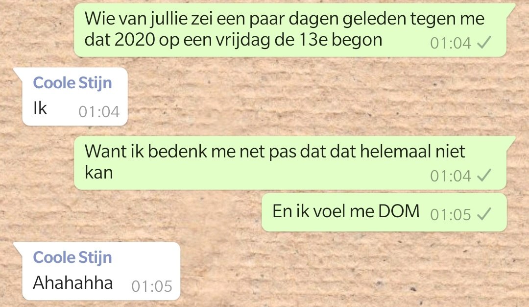 Het Is Vrijdag De 13e En Dat Het 2020 Is Maakt Het Alleen Nog Maar Erger