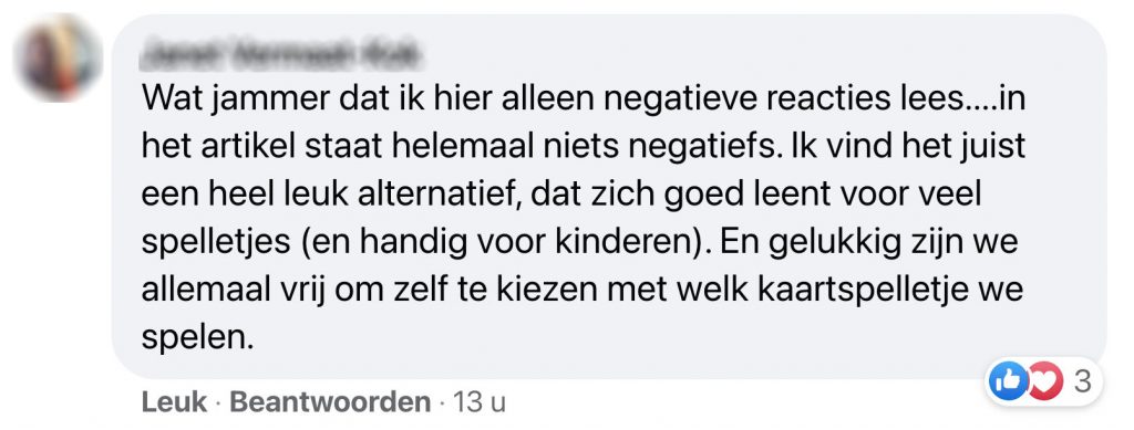 genderloos kaartspel