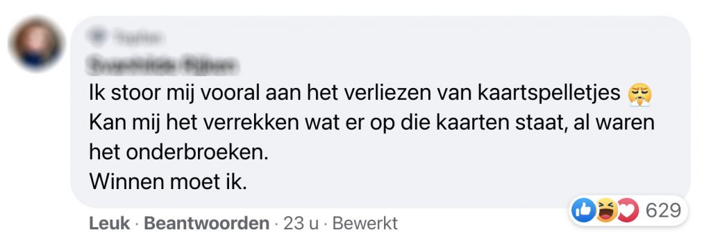 genderloos kaartspel