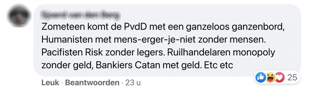 genderloos kaartspel