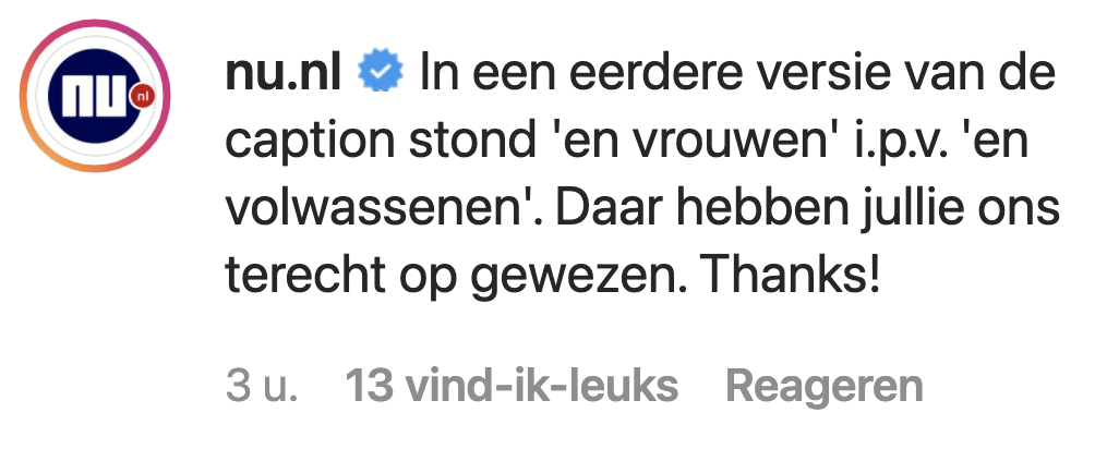 NU.nl op het matje