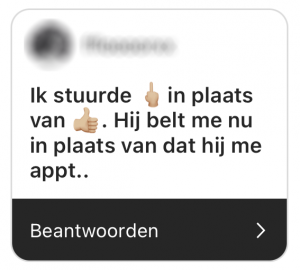 Gênant berichtje naar je baas