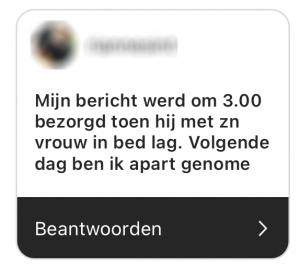 Gênant berichtje naar je baas