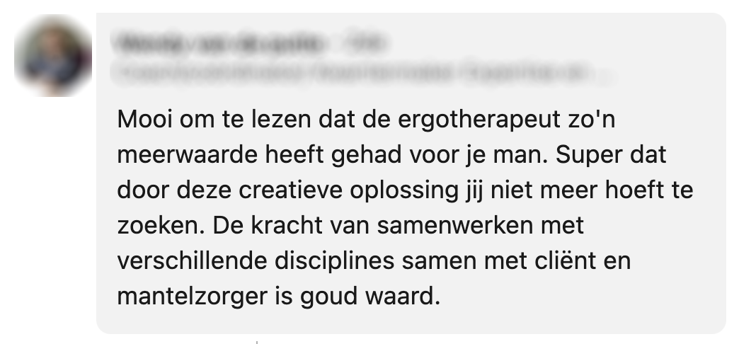 Christa's man heeft Alzheimer