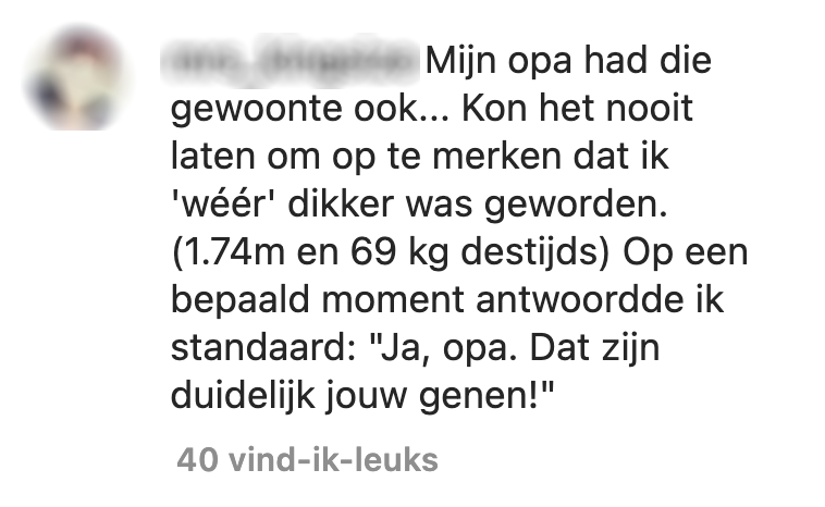 bewijzen dat je het niet altijd van je familie moet hebben