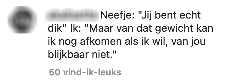 bewijzen dat je het niet altijd van je familie moet hebben