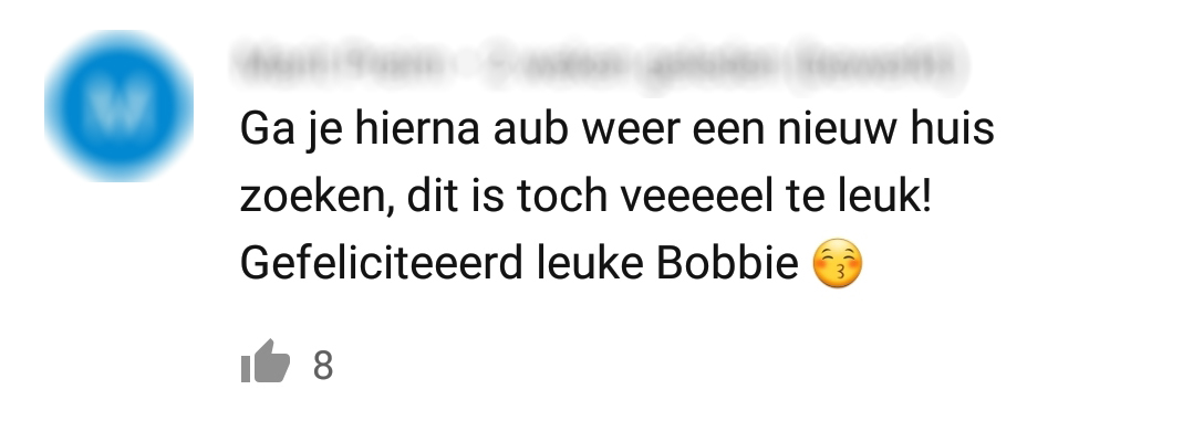 Bobbie koopt huis