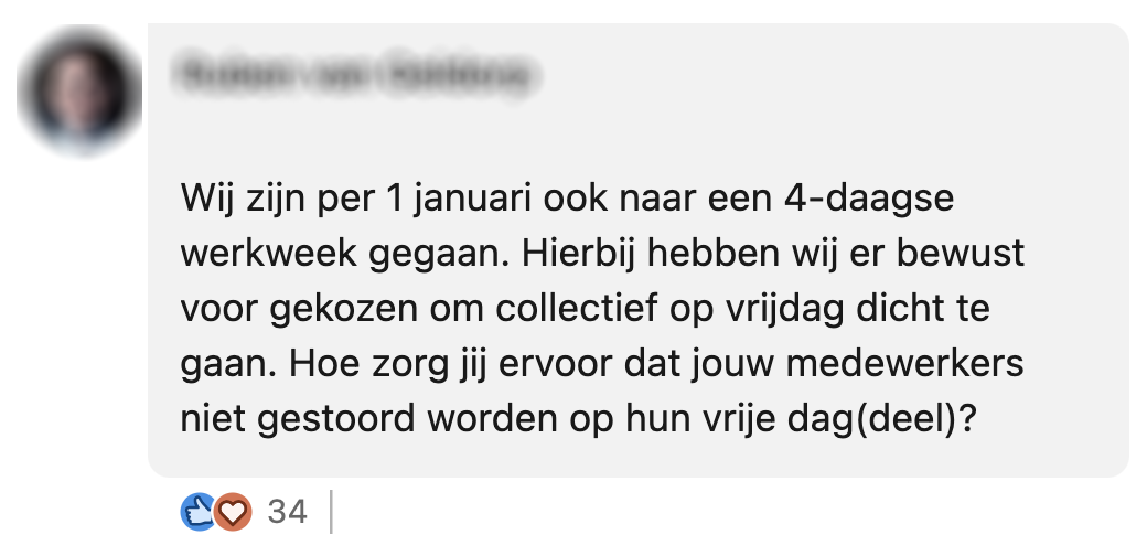 Van 40 naar 36 uur