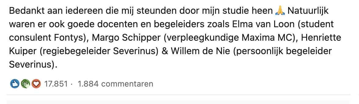 Angila heeft boodschap voor leraren die zeiden dat ze het niet zou halen