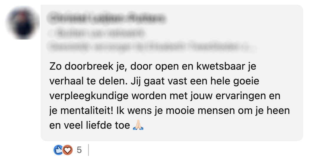 Nathalie komt op voor lotgenoten