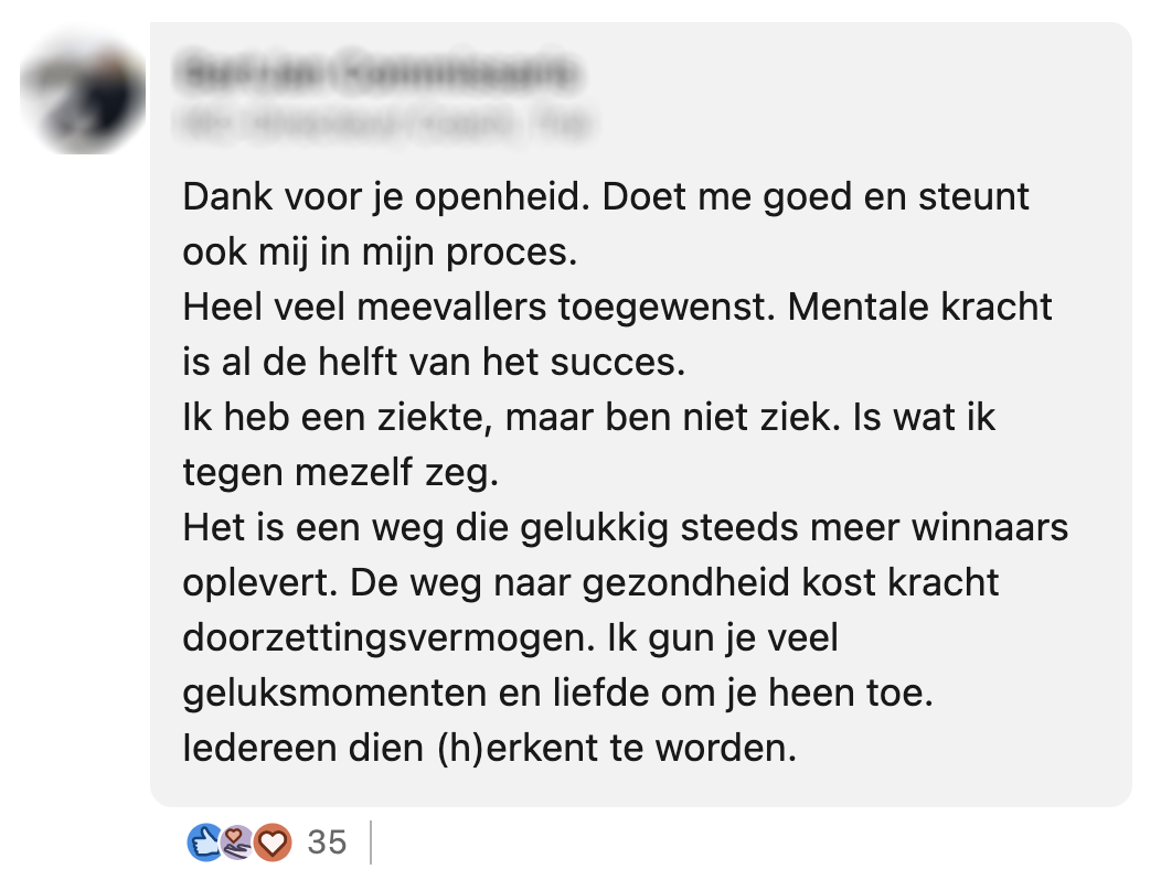 Nathalie komt op voor lotgenoten