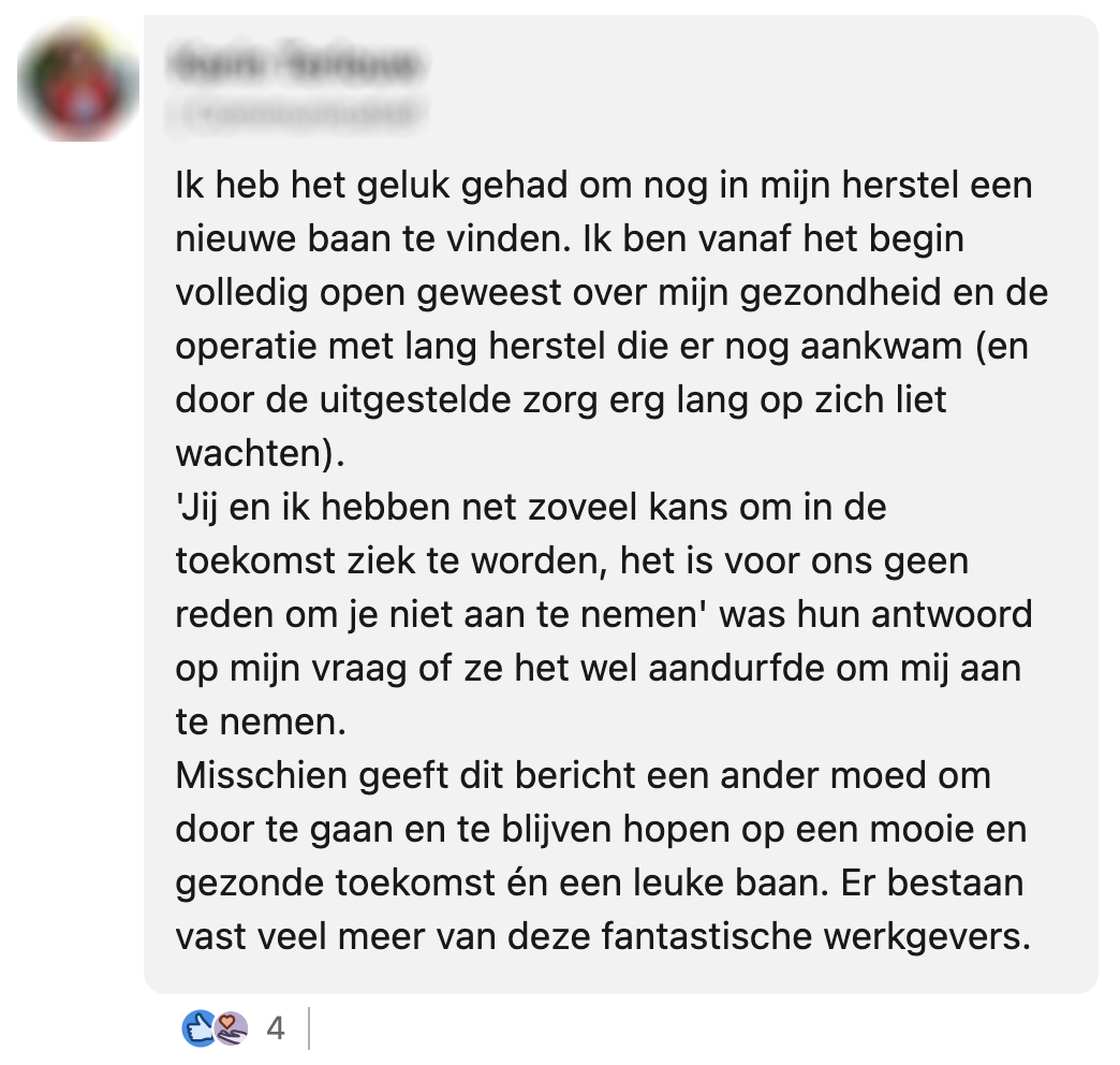 Nathalie komt op voor lotgenoten