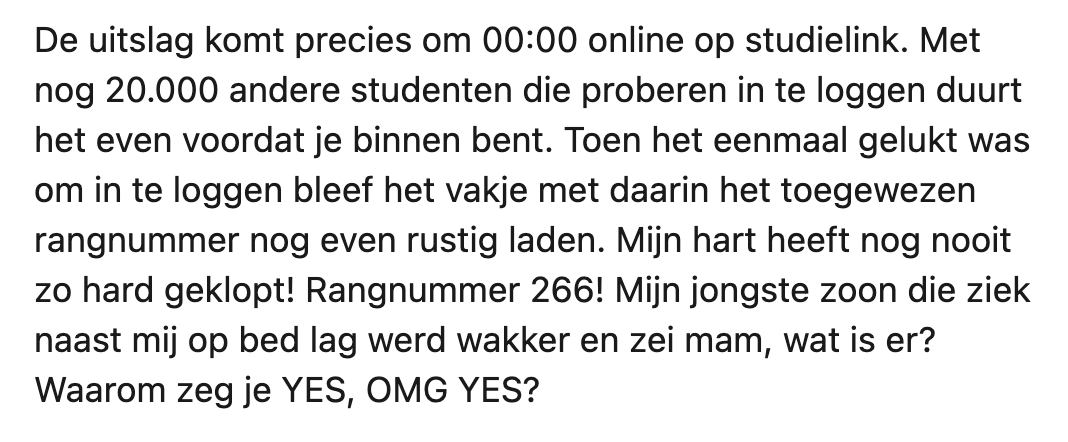 37 jaar en toch nog geneeskunde studeren