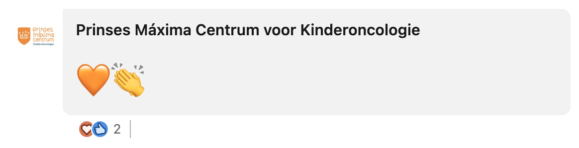 Reinhart zamelt geld in voor het Prinses Máxima Centrum