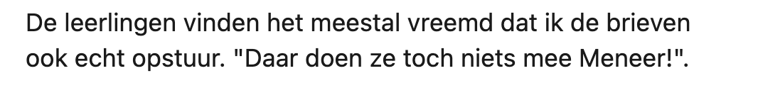 Schoolopdracht van docent Bart gaat viral