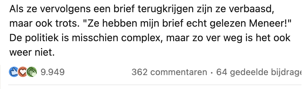 Schoolopdracht Bart gaat viral