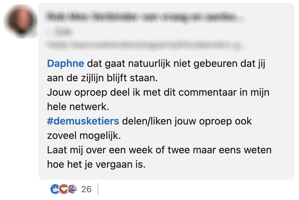 Daphne schrijft rake post over werkervaring