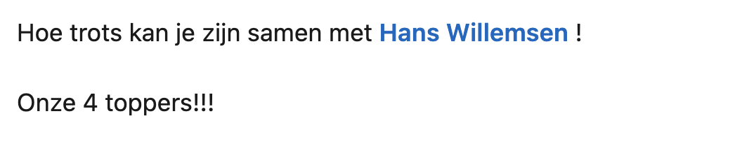 Alle vier de kinderen van Tanja en Hans zijn geslaagd