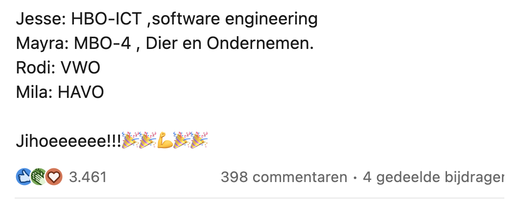 Tanja op LinkedIn