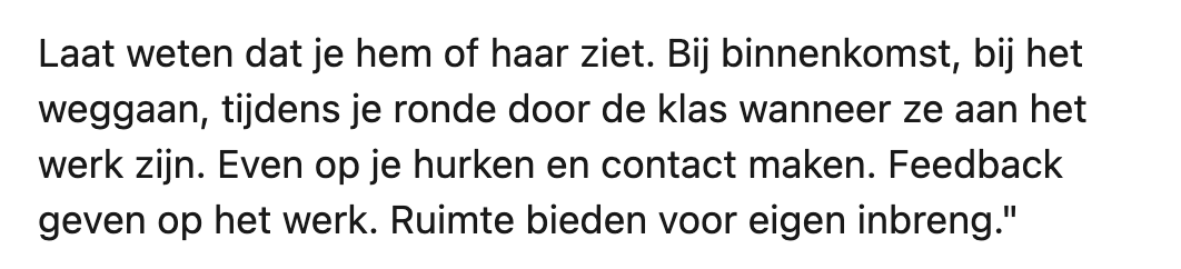 Meester Bart komt op voor leerlingen waar je geen kind aan hebt