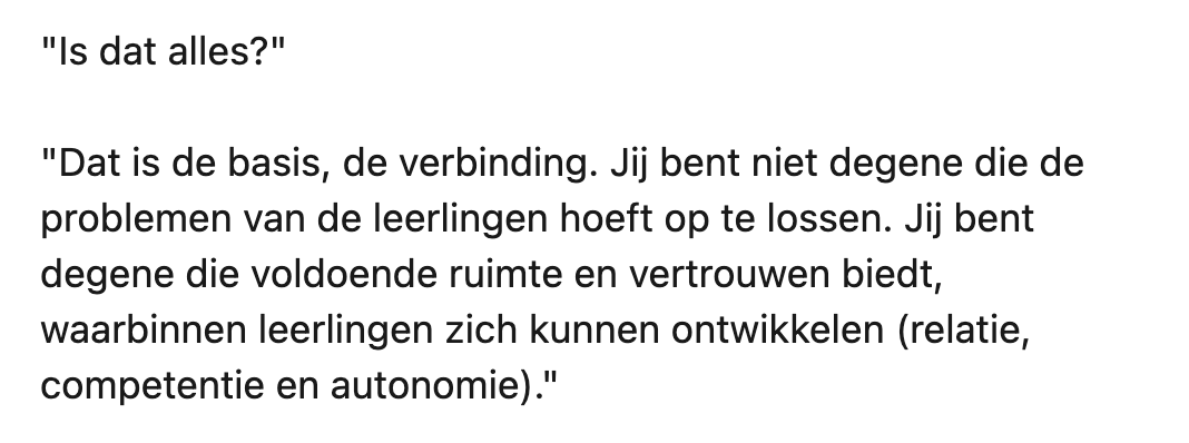 Meester Bart komt op voor leerlingen waar je geen kind aan hebt