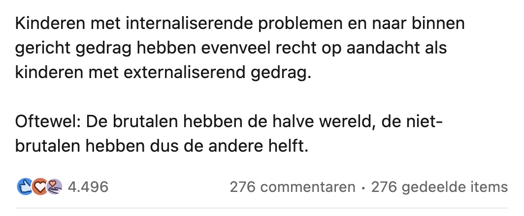 Meester Bart komt op voor leerlingen waar je geen kind aan hebt