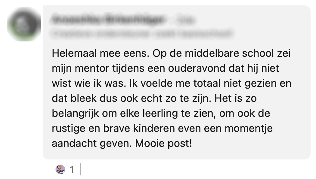 Meester Bart schrijft rake post