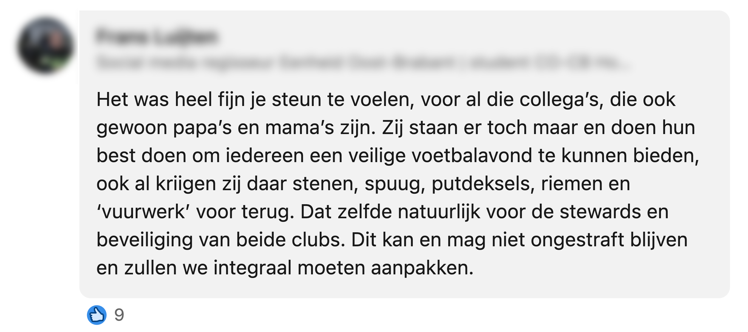 collega politie voetbal