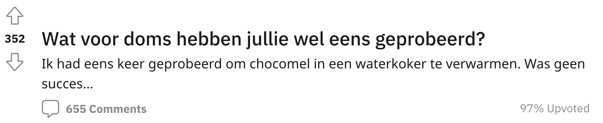 vraag domme dingen