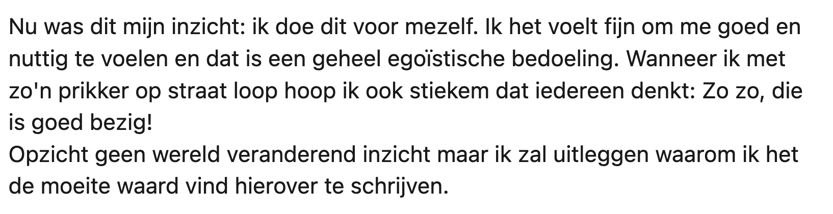 linkedin bericht goede daad