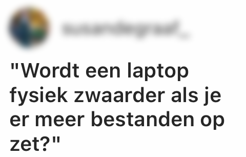 a zware laptop domme vragen