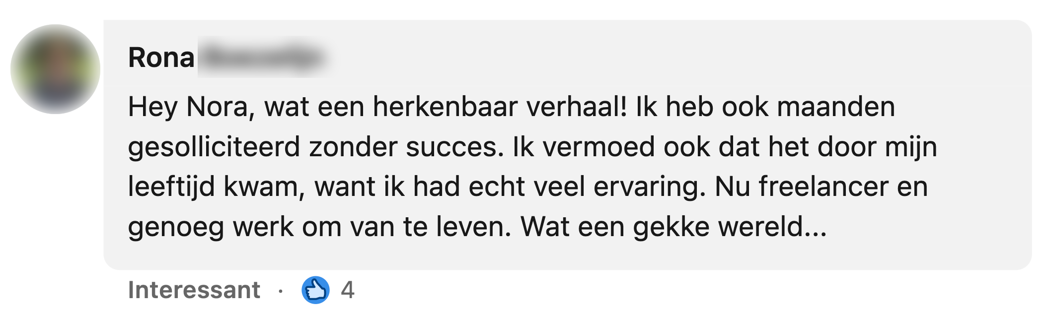 linkedin zelfde probleem leeftijd