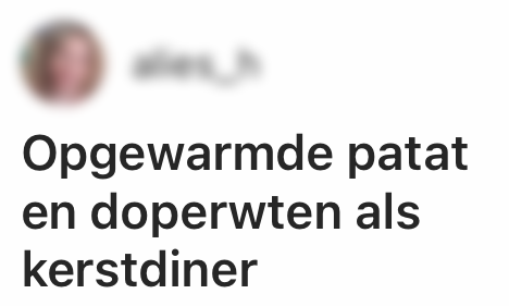 a opgewarmd