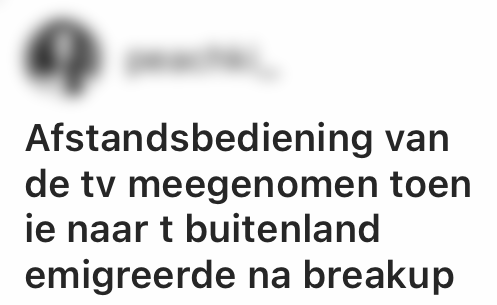 a afstandsbediening ex