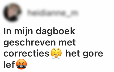 a dagboek ex