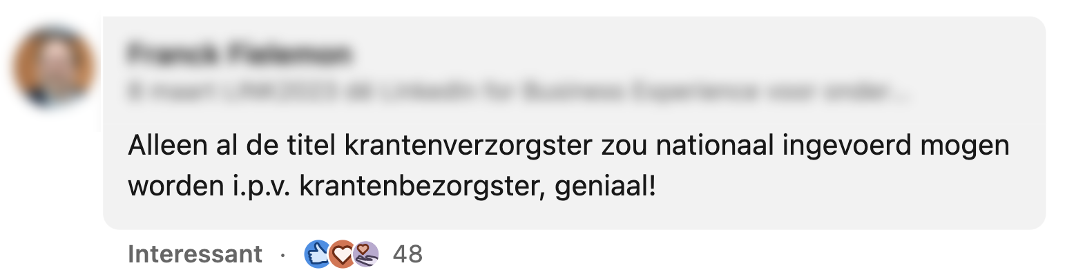 krantenverzorgster