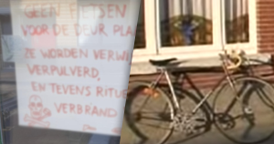 uitg briefje fiets