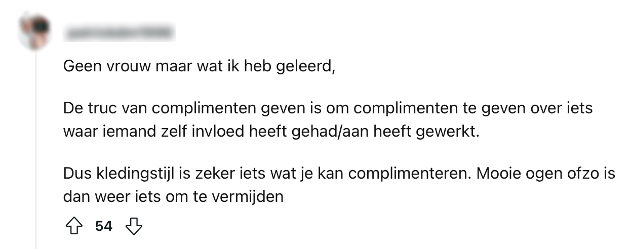 complimenten