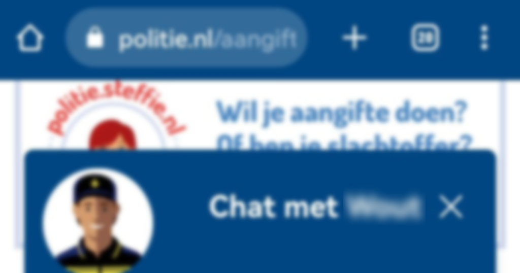 Politie-chatbot