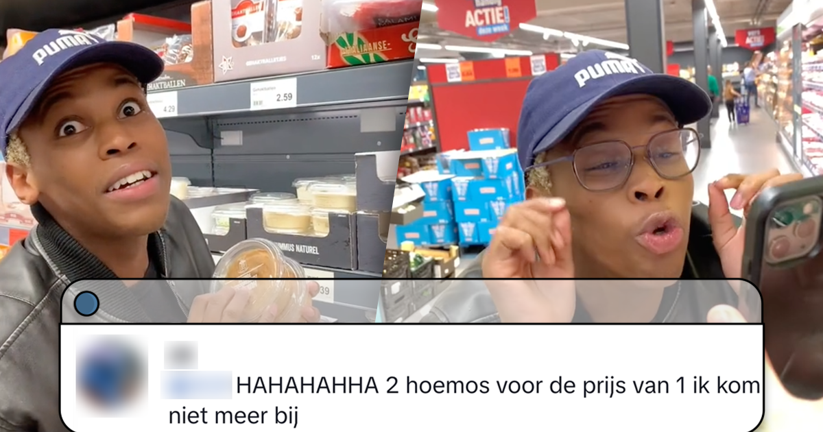 deze aldi stagiaire heeft een iets té goede kassa band met klanten