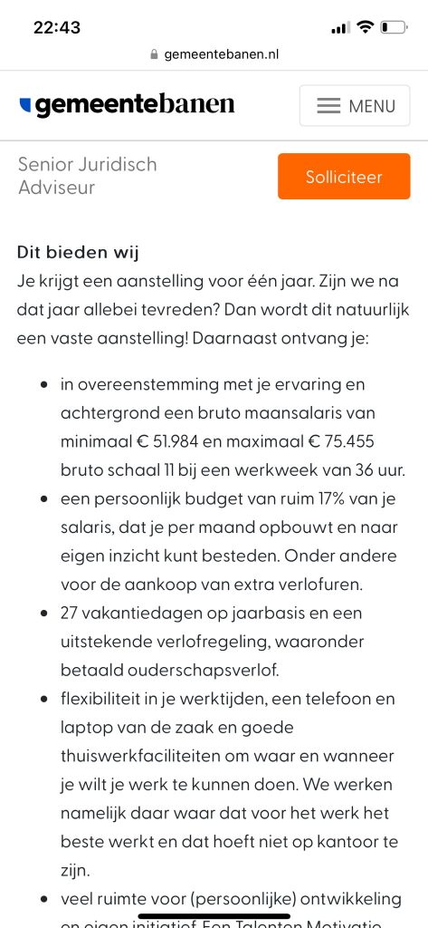 vacature