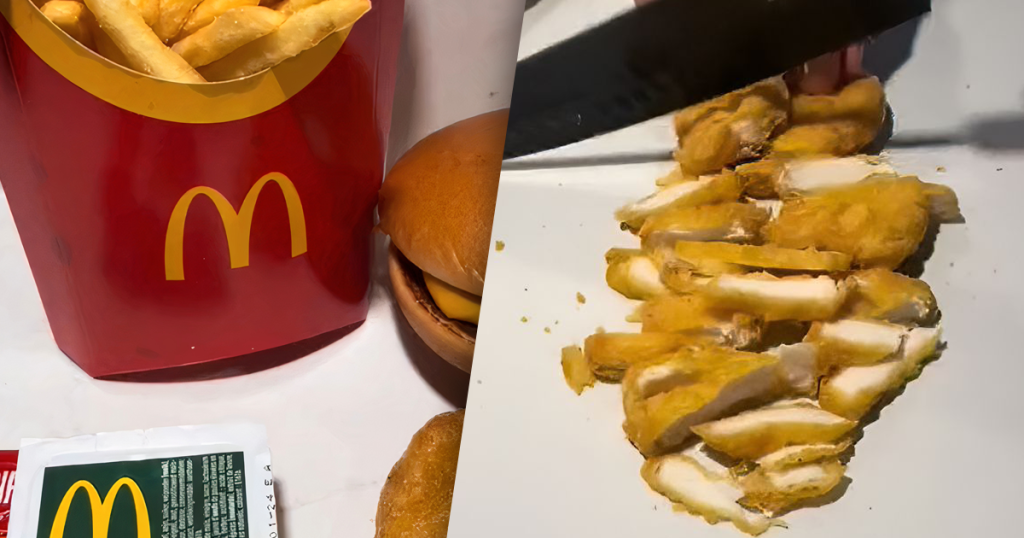 McDonald's-klant steekt diens enorme bestelling in een nieuw jasje